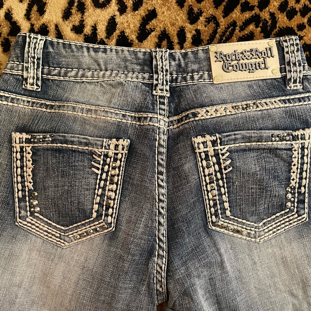 Rock and Roll Cowgirl Midrise Bootcut Jeans size 27